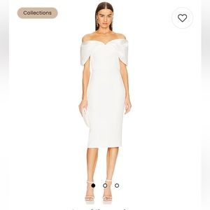 Solace London white dress US4/UK8